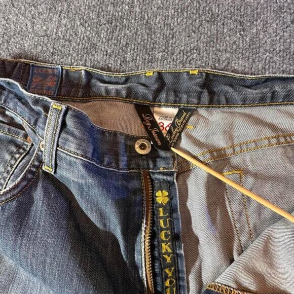 Lucky Brand Men's Jeans - Classic Fit - Distressed Denim - Picture 5 of 16